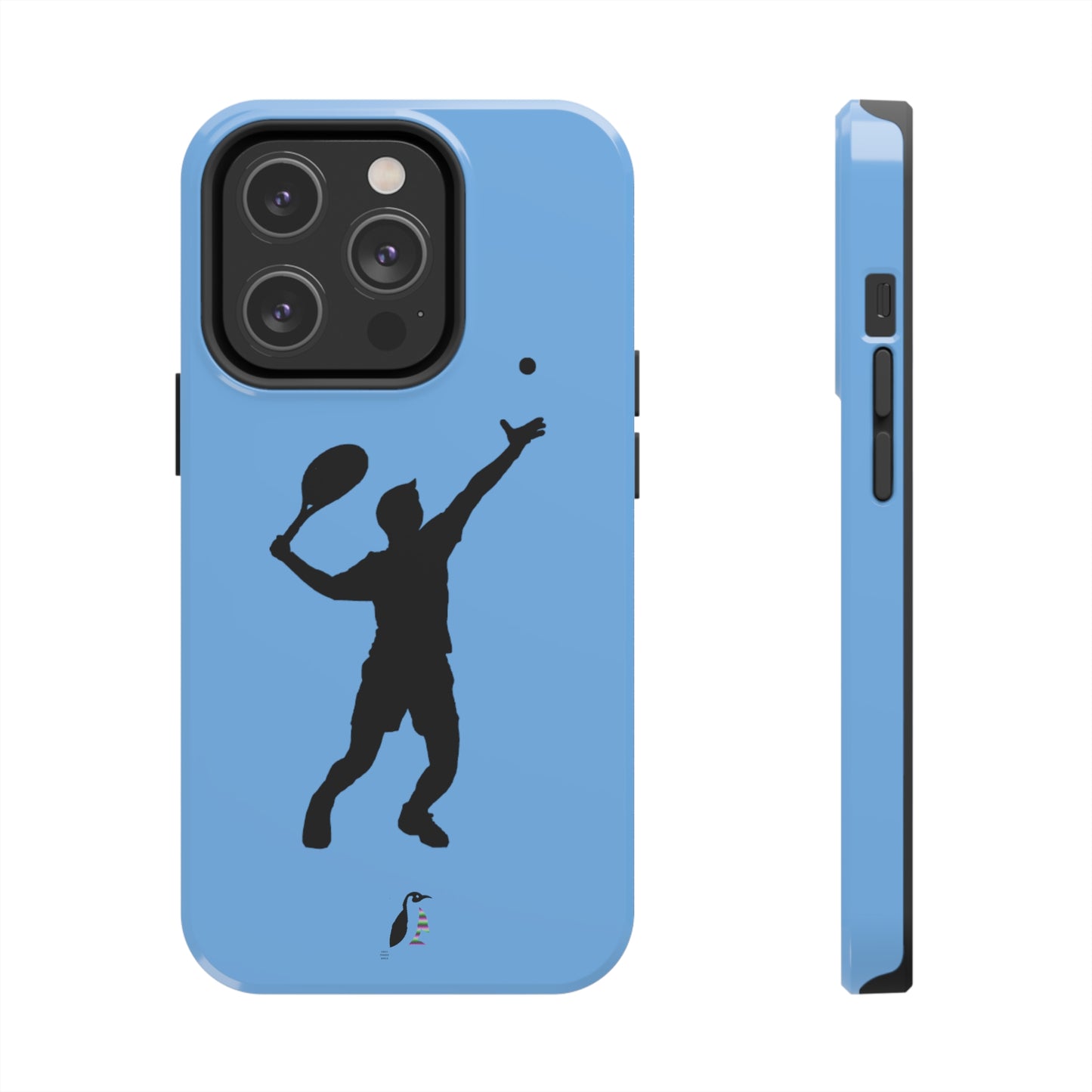 Tough Phone Cases (for iPhones): Tennis Lite Blue