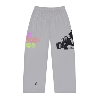 Men's Pajama Pants: Racing Lite Grey