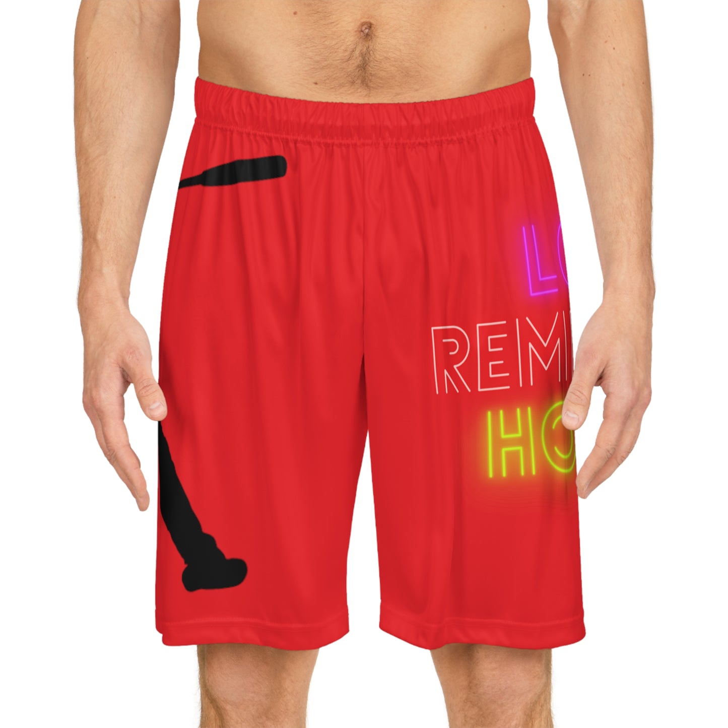 Basketball Shorts: Baseball Red