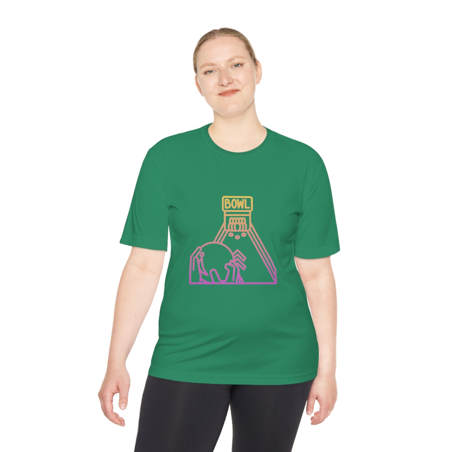 Moisture Wicking Tee: Bowling #2