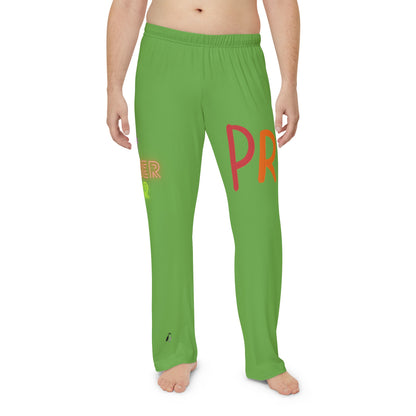 Men's Pajama Pants: LGBTQ Pride Green