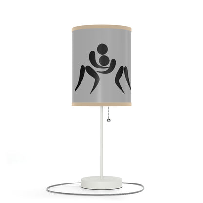 Lamp on a Stand, US|CA plug: Wrestling Lite Grey