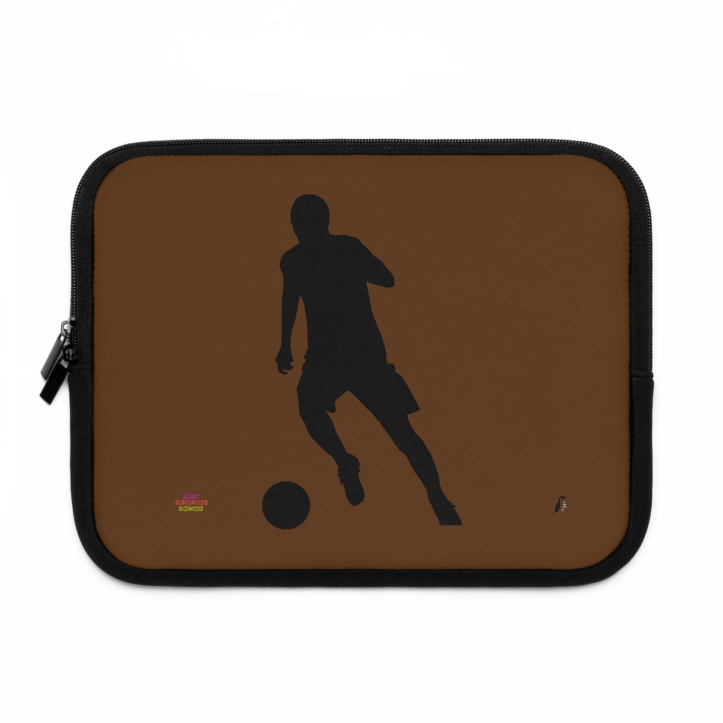 Laptop Sleeve: Soccer Brown