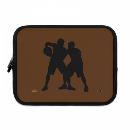 Laptop Sleeve: Basketball Brown