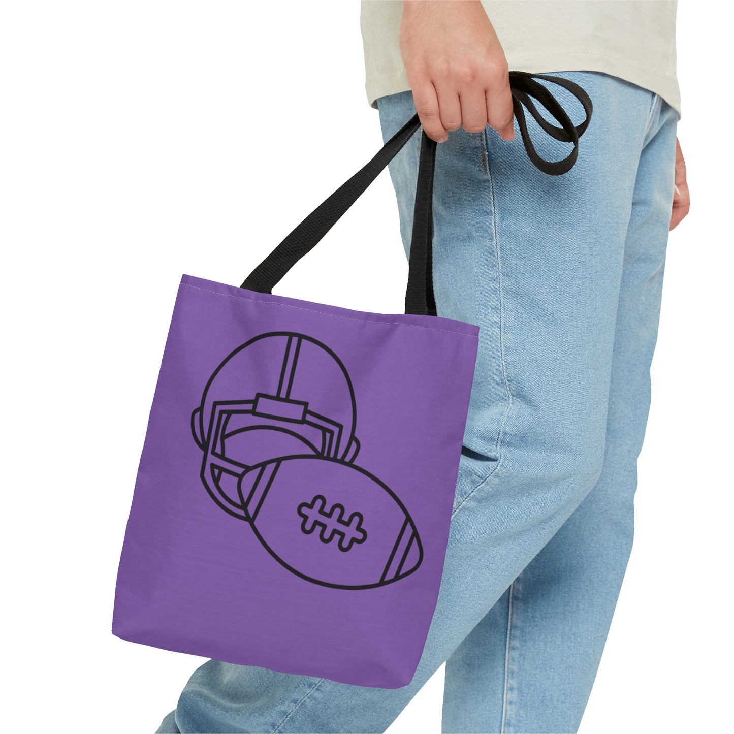 Tote Bag: Football Lite Purple