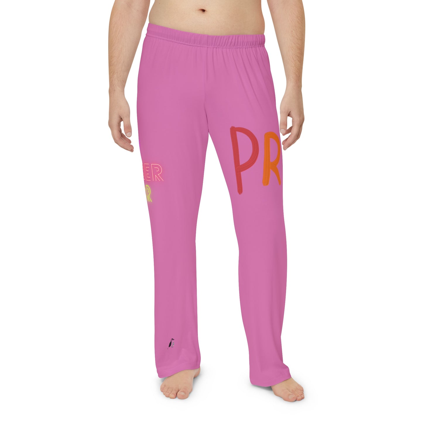 Men's Pajama Pants: LGBTQ Pride Lite Pink