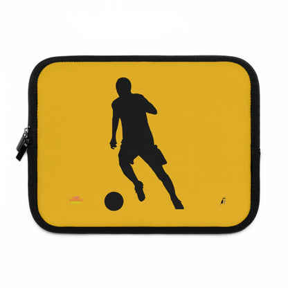 Laptop Sleeve: Soccer Yellow