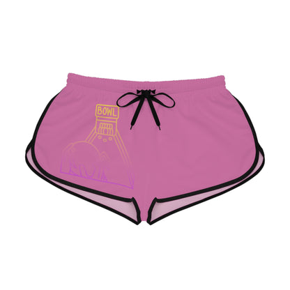 Women's Relaxed Shorts: Bowling Lite Pink