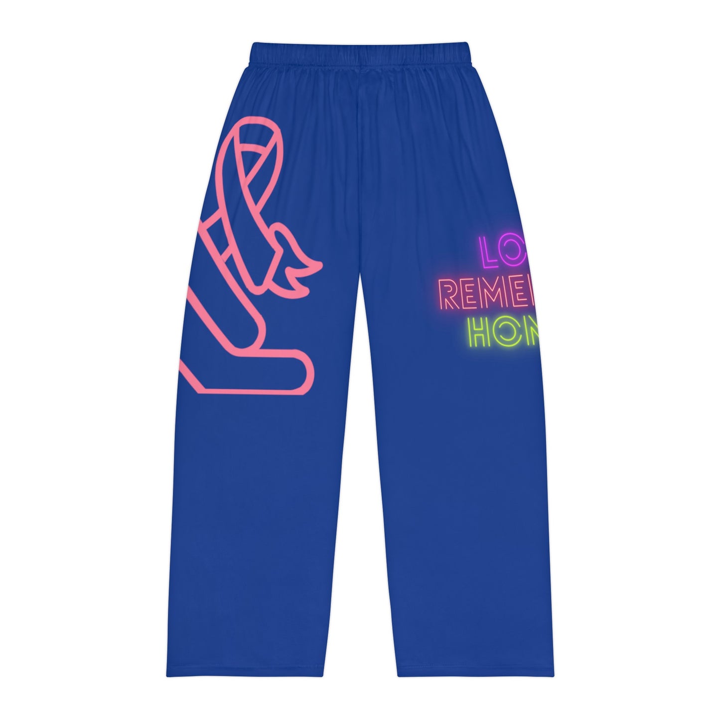 Men's Pajama Pants: Fight Cancer Dark Blue