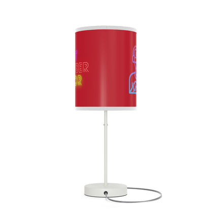 Lamp on a Stand, US|CA plug: Gaming Dark Red 