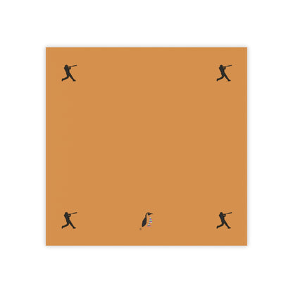 Post-it® Note Pads: Baseball Lite Brown