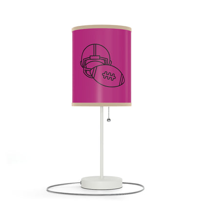 Lamp on a Stand, US|CA plug: Football Pink