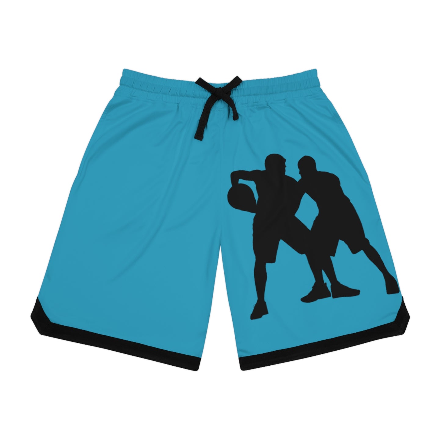 Basketball Rib Shorts: Basketball Turquoise