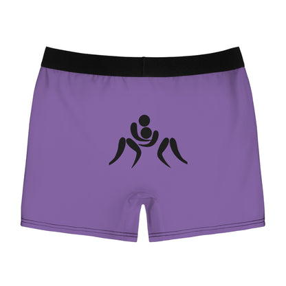 Men's Boxer Briefs: Wrestling Lite Purple