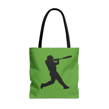 Tote Bag: Baseball Green