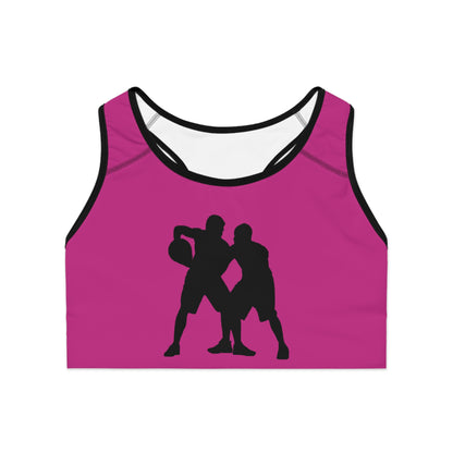 Sports Bra: Basketball Pink