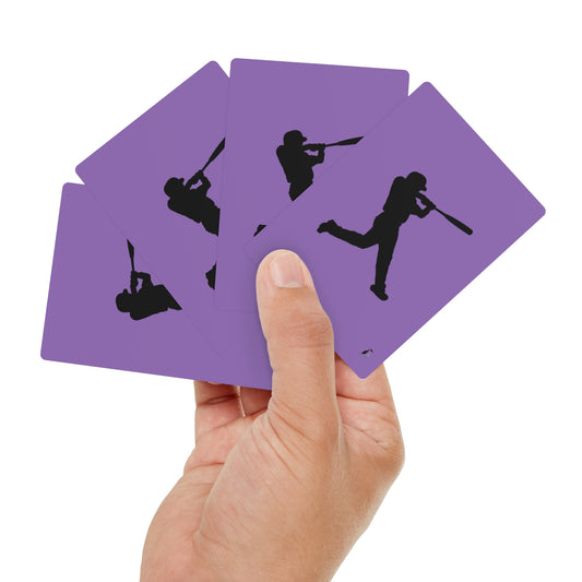 Poker Cards: Baseball Lite Purple