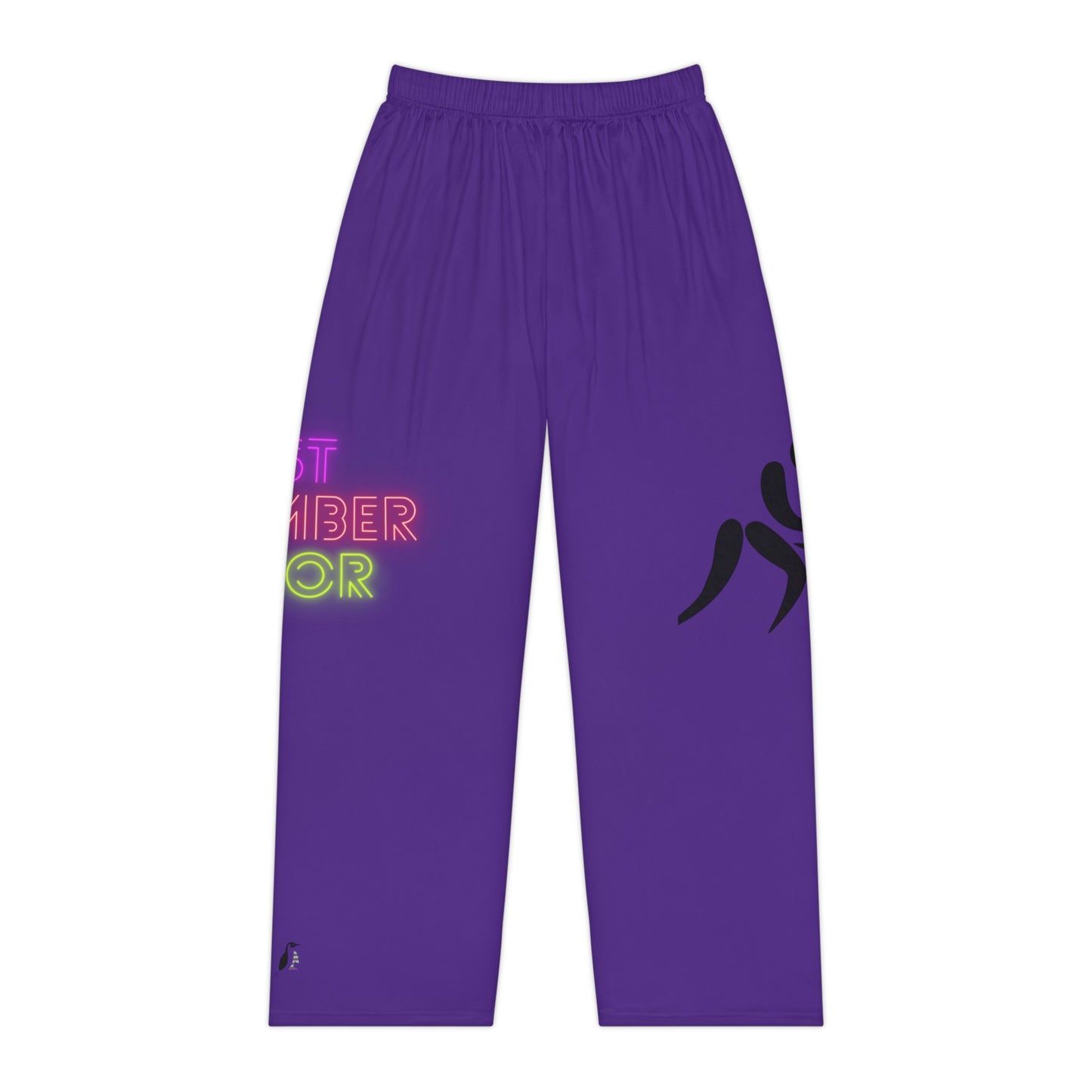 Pambabaeng Pajama Pants: Wrestling Purple 