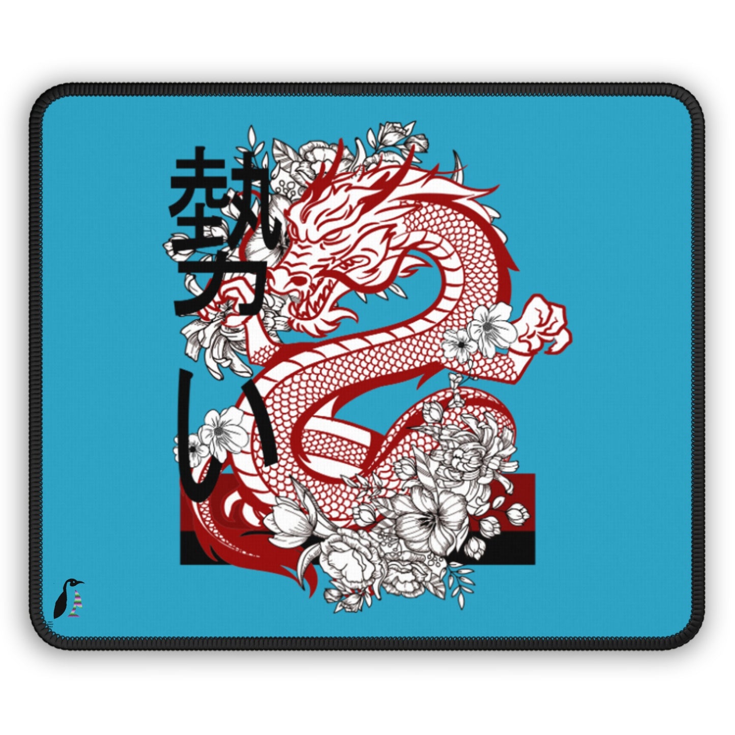 Gaming Mouse Pad: Dragons Turquoise