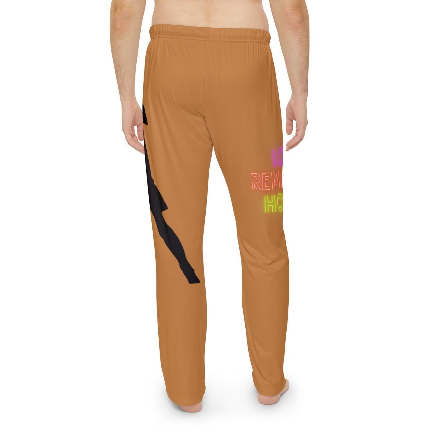 Men's Pajama Pants: Soccer Lite Brown