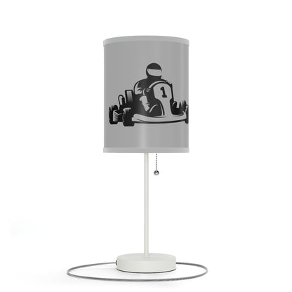 Lamp on a Stand, US|CA plug: Racing Lite Grey