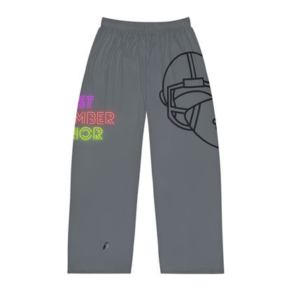 Men's Pajama Pants: Football Dark Grey