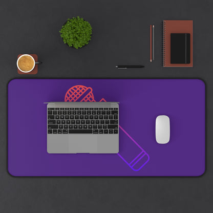 Desk Mat: Music Purple