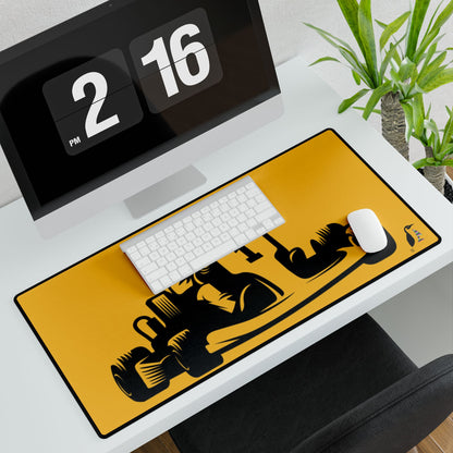 Desk Mats: Racing Yellow