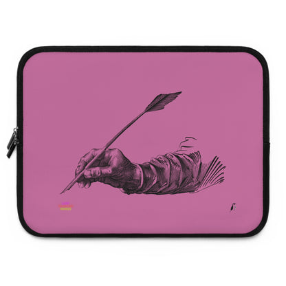 Laptop Sleeve: Writing Lite Pink