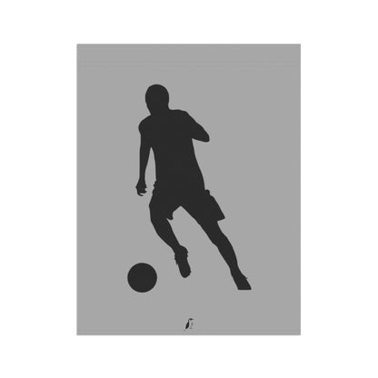 Garden & House Banner: Soccer Lite Grey