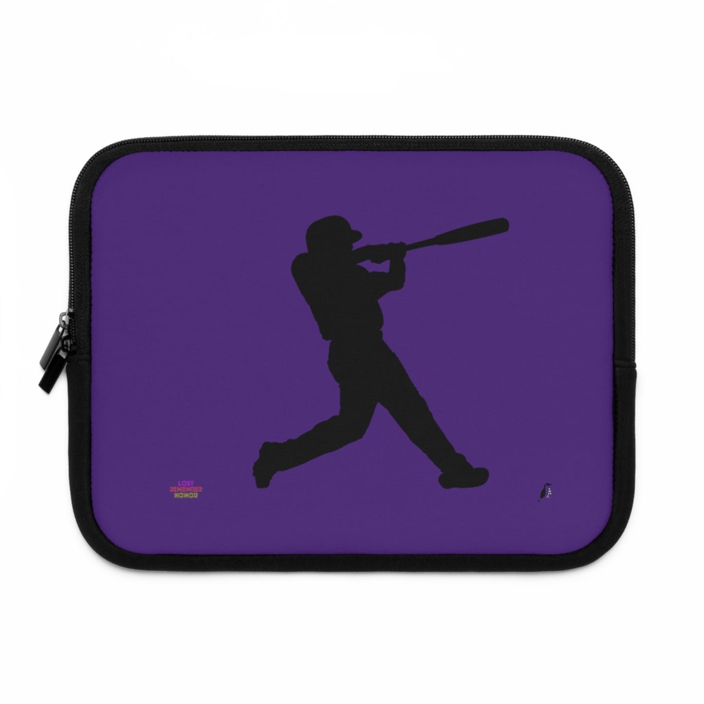 Laptop Sleeve: Baseball Purple