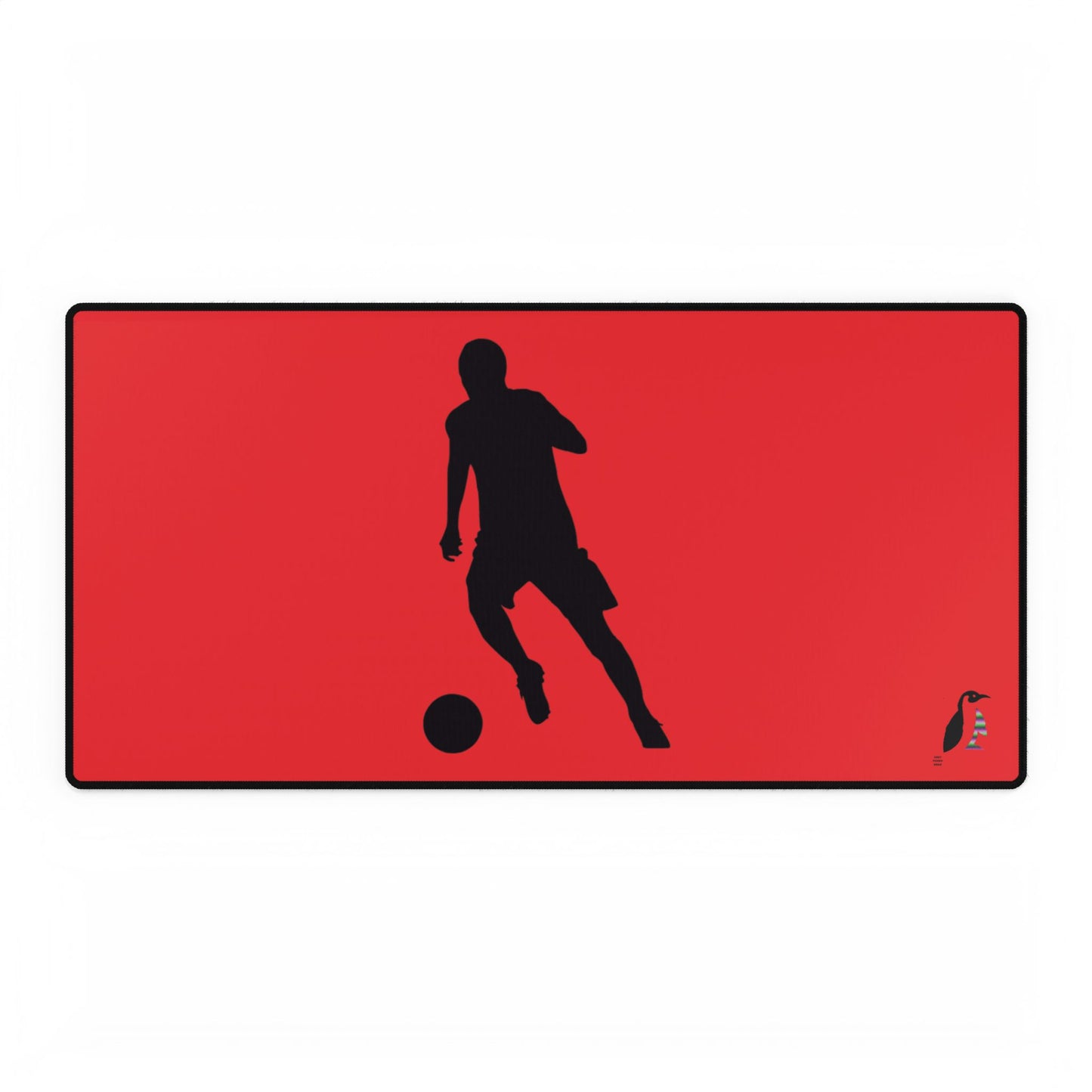 Desk Mats: Soccer Red