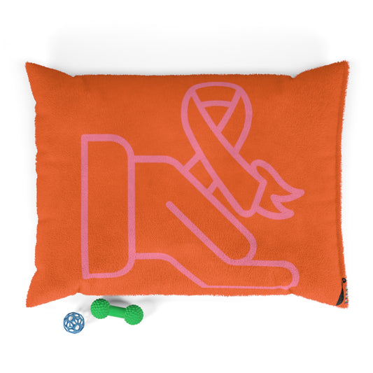 Pet Bed: Fight Cancer Orange