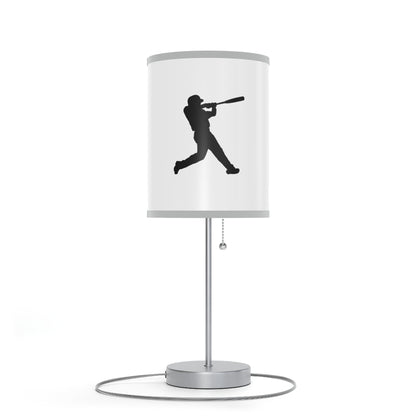 Lamp on a Stand, US|CA plug: Baseball White