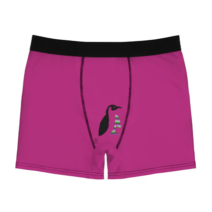 Men's Boxer Briefs: Baseball Pink