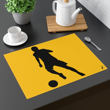 Placemat, 1pc: Soccer Yellow