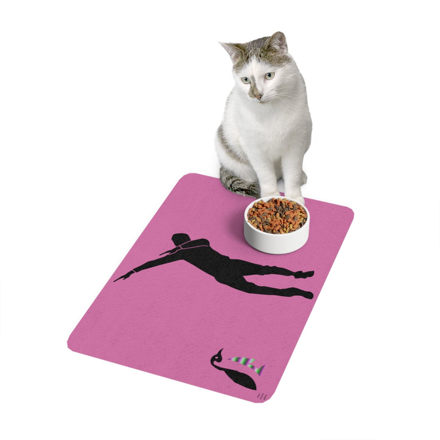 Pet Food Mat: Dance Lite Pink