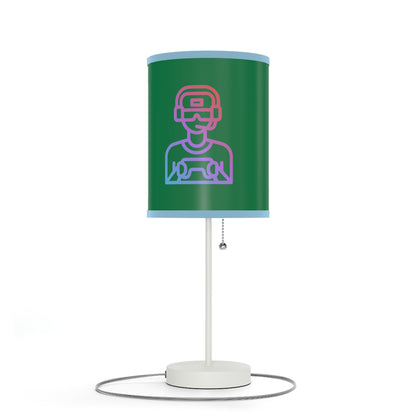 Lamp on a Stand, US|CA plug: Gaming Dark Green 