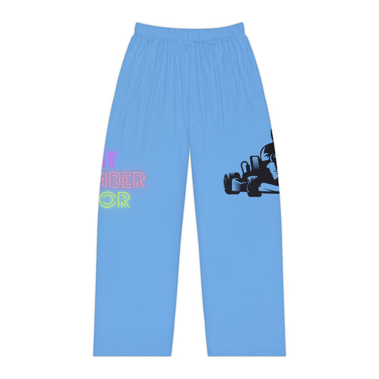 Women's Pajama Pants: Racing Lite Blue