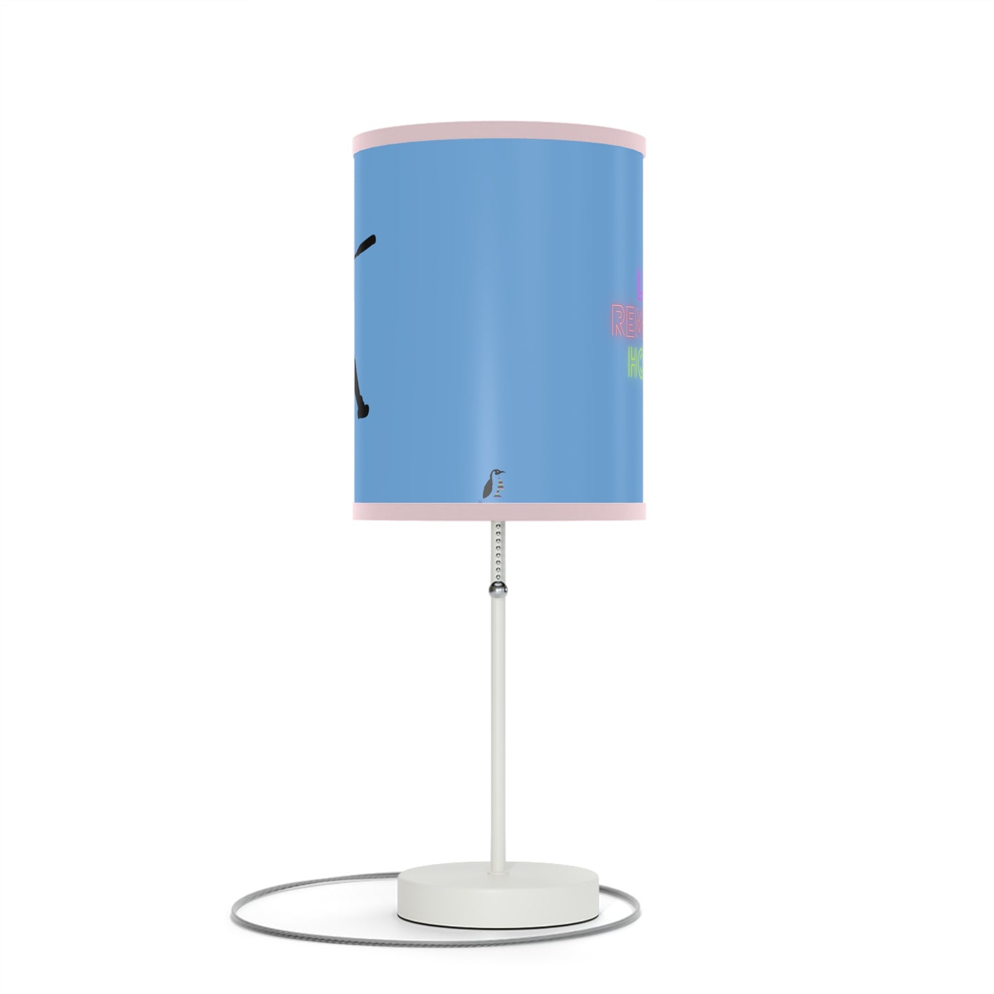 Lamp on a Stand, US|CA plug: Baseball Lite Blue