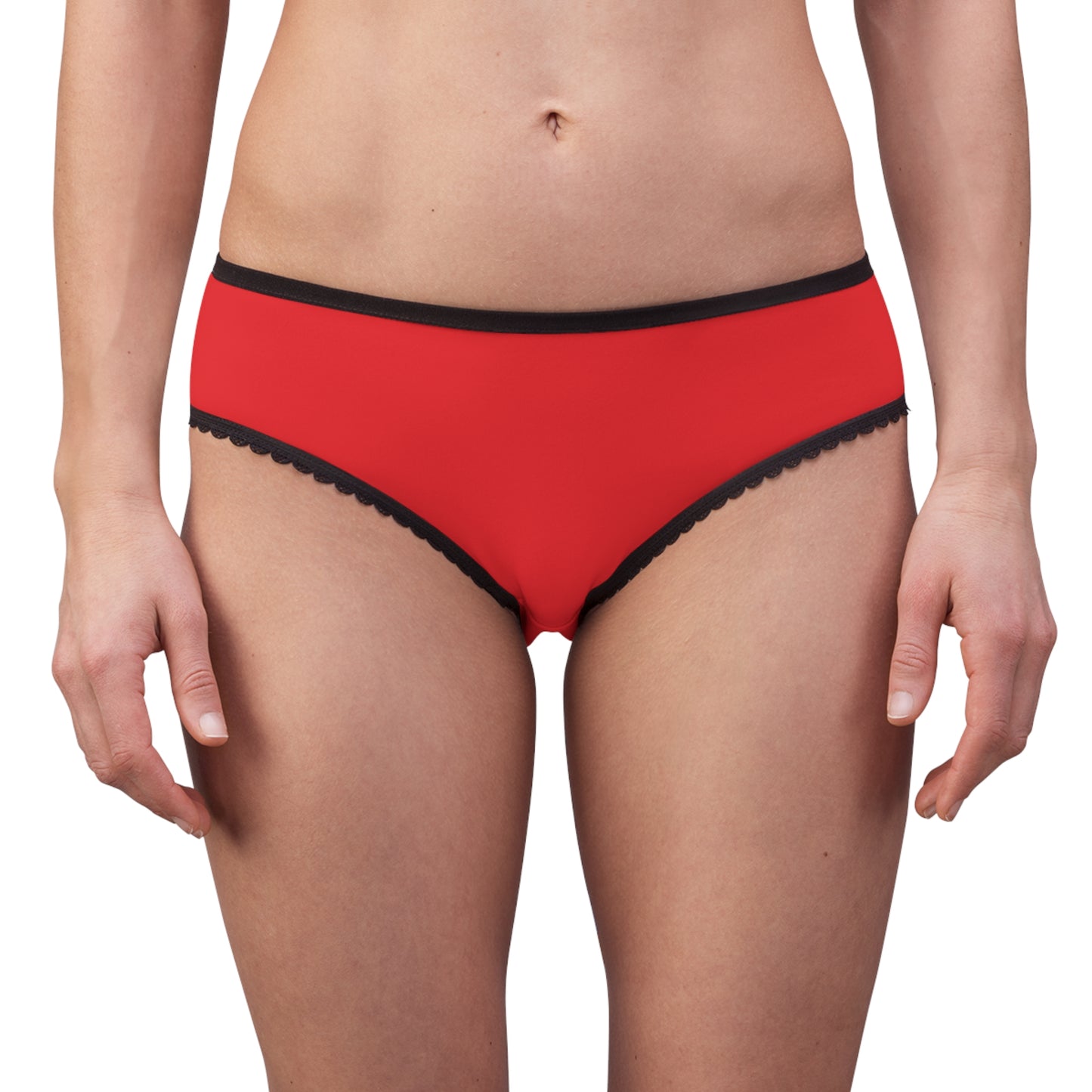 Women's Briefs: Crazy Penguin World Logo Red