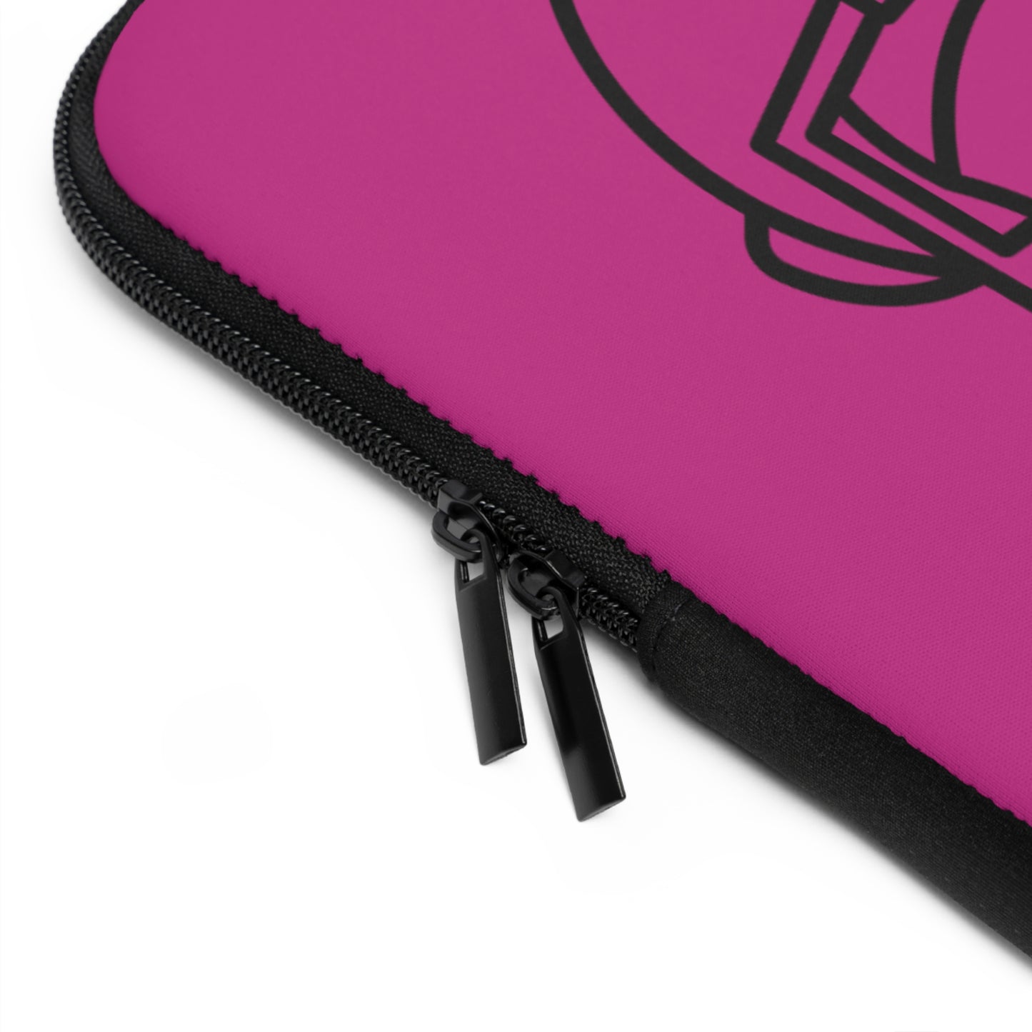 Laptop Sleeve: Football Pink