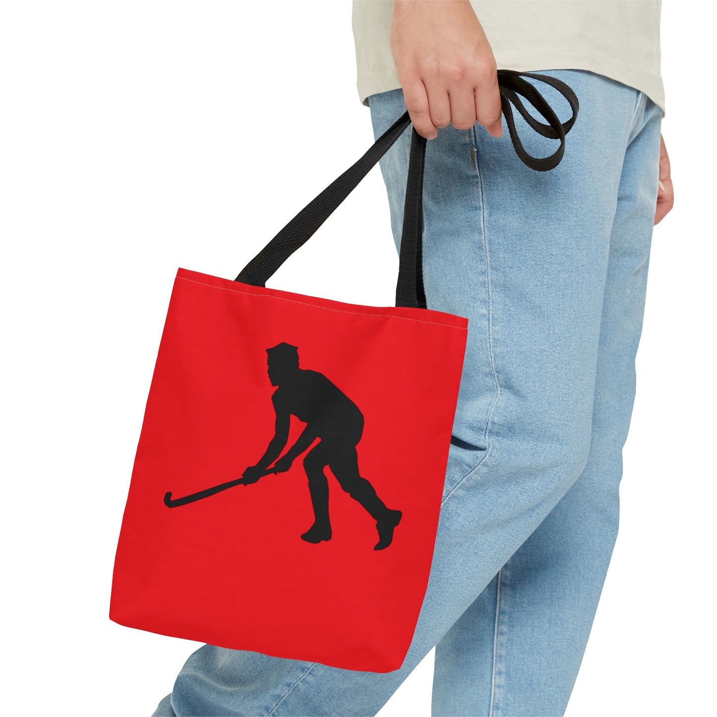 Tote Bag: Hockey Red