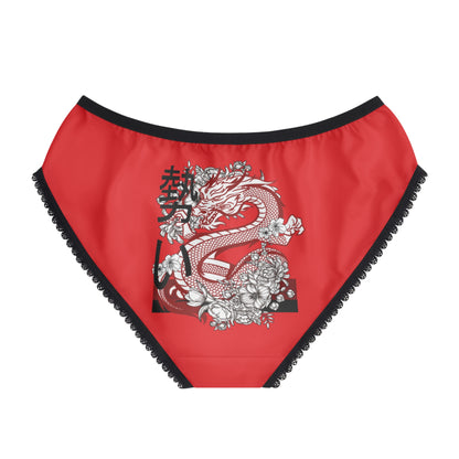 Women's Briefs: Dragons Red