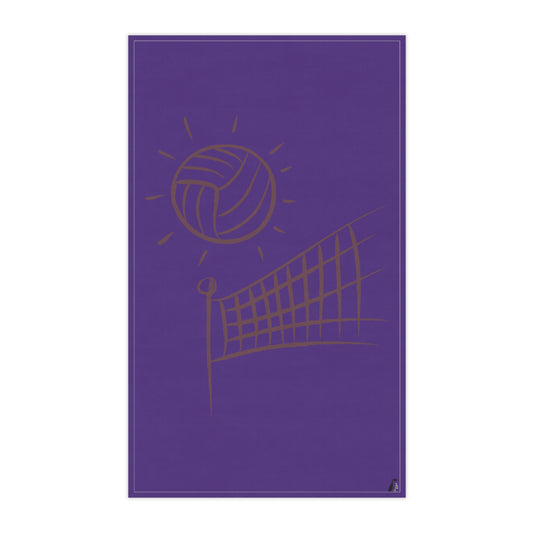 Kitchen Towel: Volleyball Purple