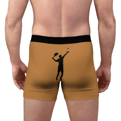 Men's Boxer Briefs: Tennis Lite Brown