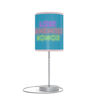 Lamp on a Stand, US|CA plug: Lost Remember Honor Turquoise