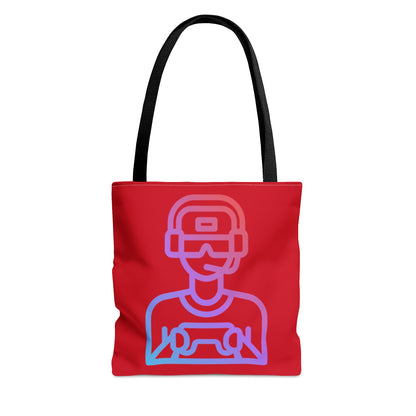 Tote Bag: Gaming Dark Red