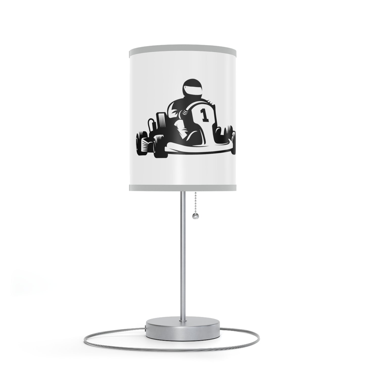 Lamp on a Stand, US|CA plug: Racing White