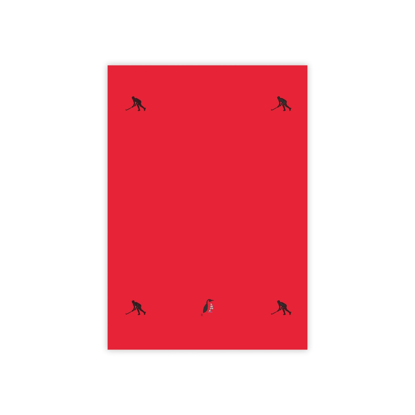 Post-it® Note Pads: Hockey Dark Red